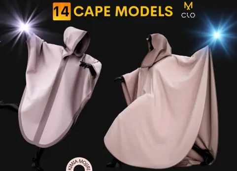 14个披风模型（男/女） 14 Cape Models (Male - Female)