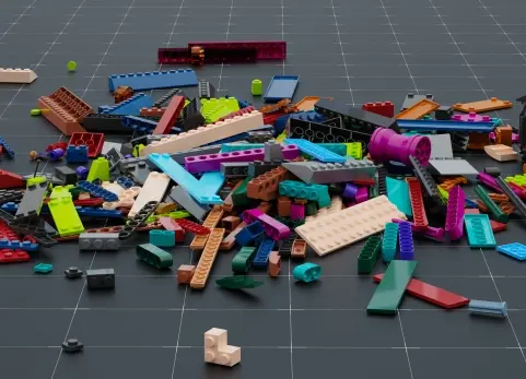 简易积木拼搭套件 - 超过190种模型 Simple Brick Kitbash - Over 190 Models