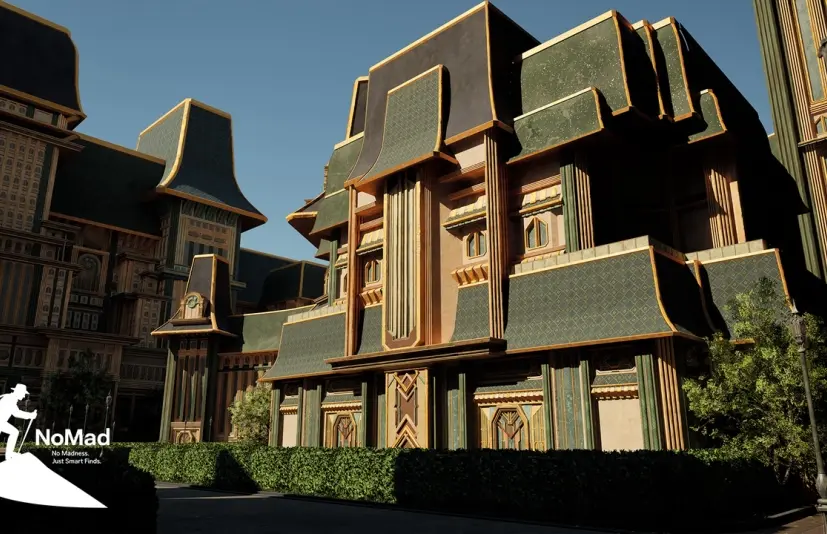 翠绿广场——风格化模块化环境 Verdant Square – Stylized Modular Environment