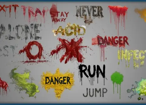 血渍涂装贴纸 第一卷 Decals of Paint Blood Acid Vol. 1