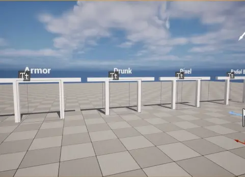 后期处理材质混合 - Post Process Material Mix