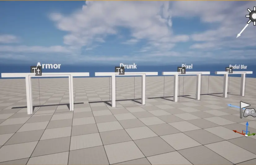 后期处理材质混合 - Post Process Material Mix