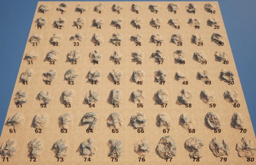 荒漠景观素材 Desert Landscape Assets