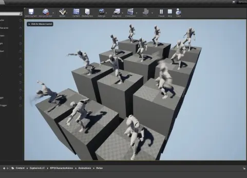 角色扮演游戏角色动作动画 RPG Character Anims