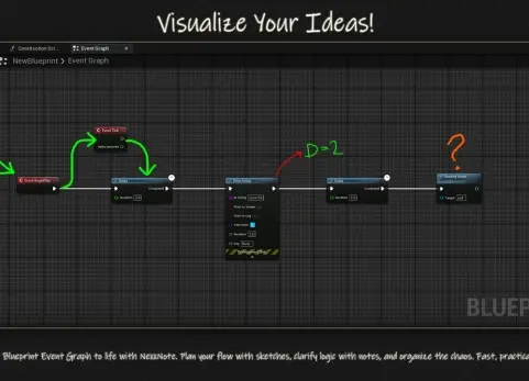 蓝图速写笔记工具 - NexxNote | Sketch & Note for Blueprints