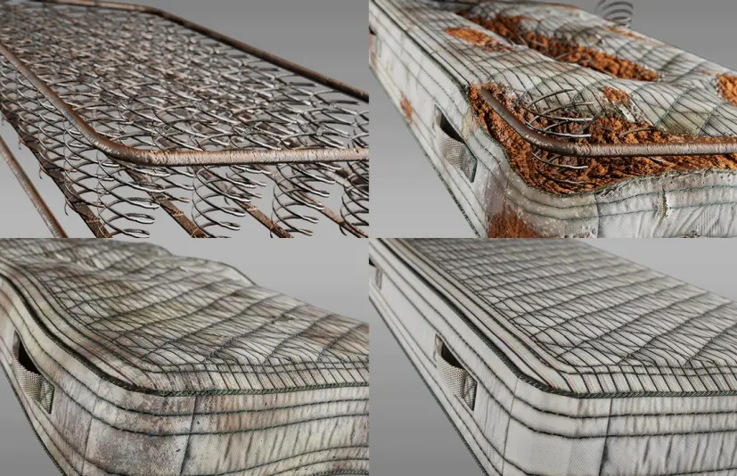 老旧破损床垫套装 - Pack of Old & Damaged Mattresses