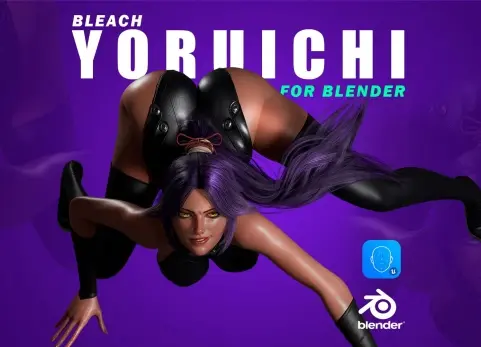 夜一 Yoruichi Blender - Blender 3D Model