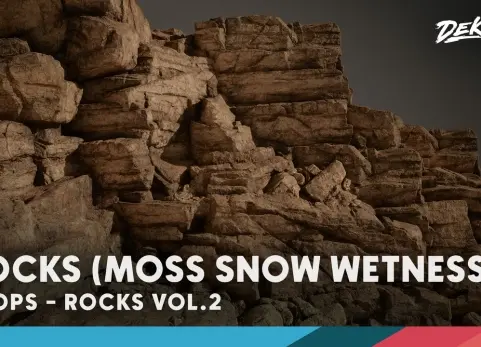 岩石 第二卷 - 雪、湿、苔藓 Rocks VOL.2 - Snow, Wetness, Moss