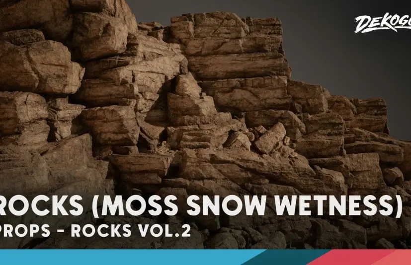 岩石 第二卷 - 雪、湿、苔藓 Rocks VOL.2 - Snow, Wetness, Moss
