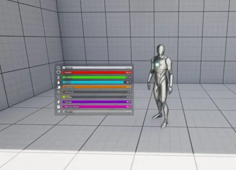 角色属性 X - Character Stats X