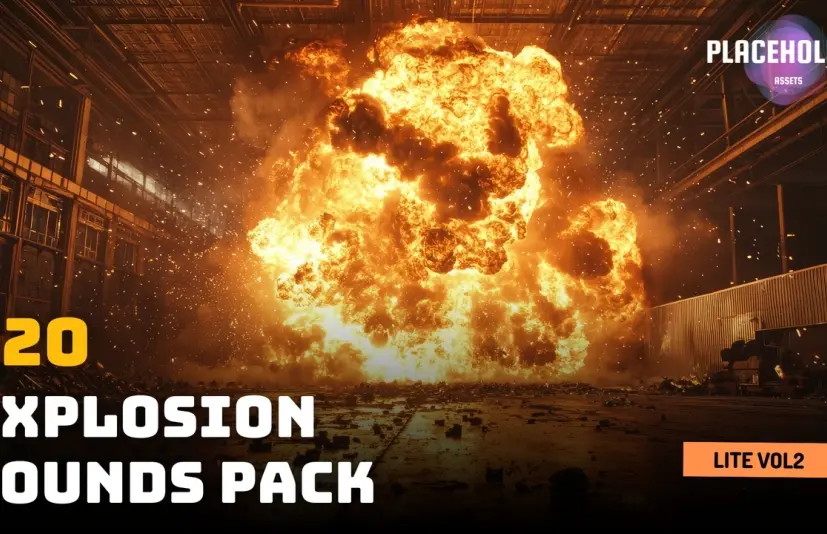 爆炸音效合集第二卷-精简版 Explosion Sounds Pack Volume 2 - Lite Edition
