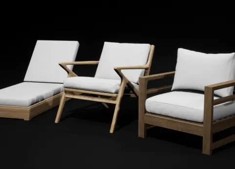 椅子资源素材包 Chairs - Asset Pack