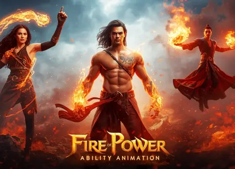 火力技能特效动画包 - Fire Power Ability Animation Pack