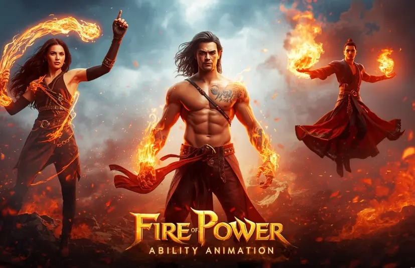 火力技能特效动画包 - Fire Power Ability Animation Pack