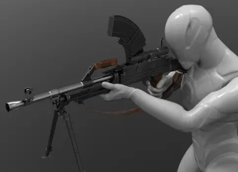 布伦轻机枪轻机枪 - Bren Light Machine Gun LMG
