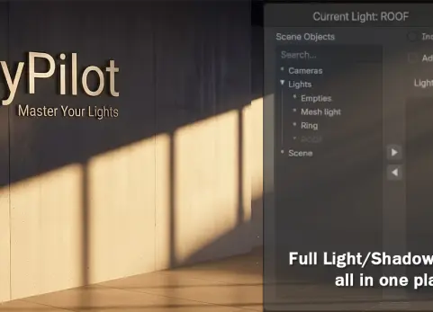 Blender灯光工具 - RayPilot v1.0.8