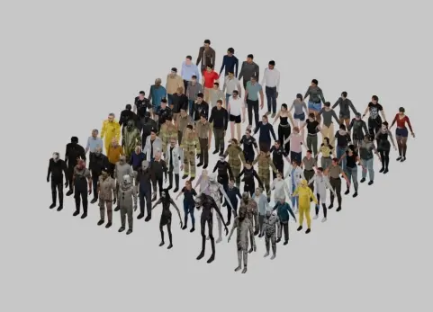 PSX风格角色 - Characters PSX