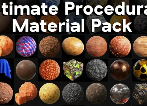 Blender终极程序化材质包 - Ultimate Blender Procedural Material Pack