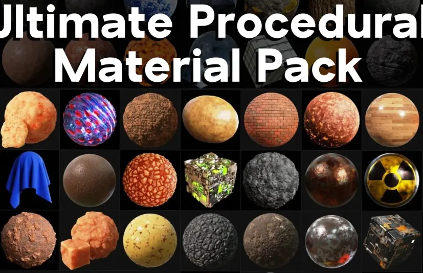 Blender终极程序化材质包 - Ultimate Blender Procedural Material Pack