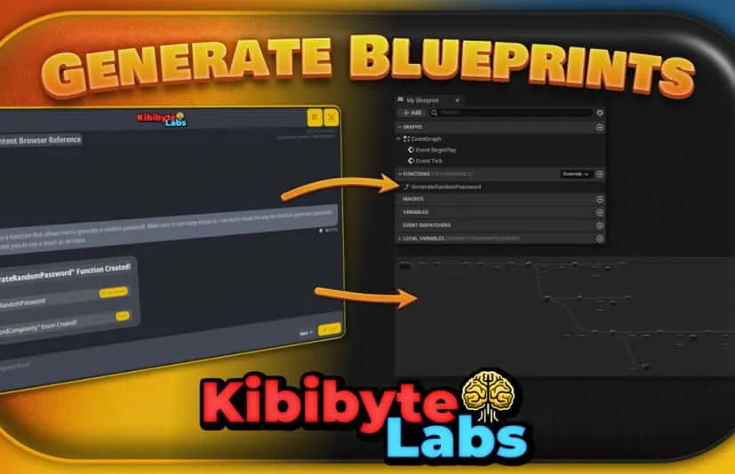 AI蓝图生成器插件 - AI Engine Assistant - Kibibyte Labs (Blueprint Generator & More!)