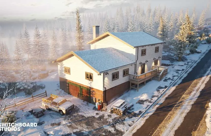 带内部的模块化冬季住宅 - American Drive | Modular Winter House with Interior