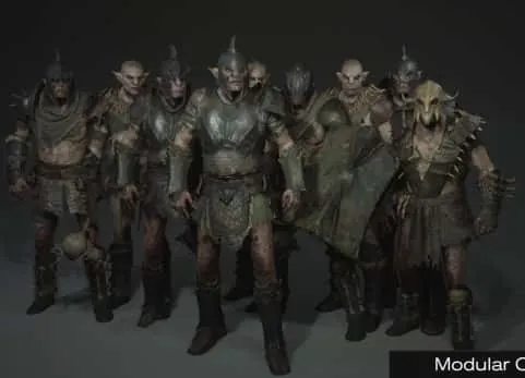 模块化兽人与巨魔 - Modular Orcs & Troll - Metahuman