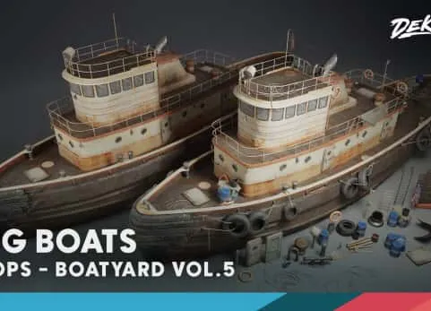 船厂 VOL.5 - 拖船 - Boatyard VOL.5 - Tugboat