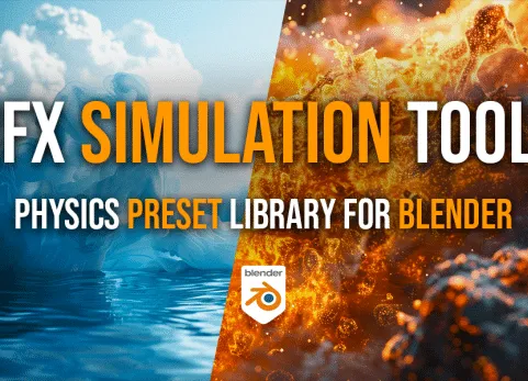 Blender仿真工具包与预设文件 Sim Fx Simulation Toolkit And Presets