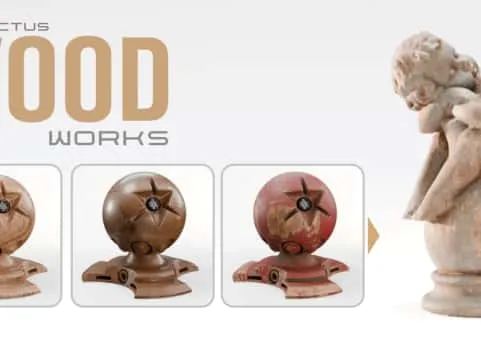 Blender智能木纹材质 - Sanctus Wood Works v1.0.3