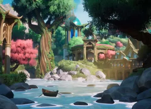 风格化的精灵山谷 - Stylized Elven Valley