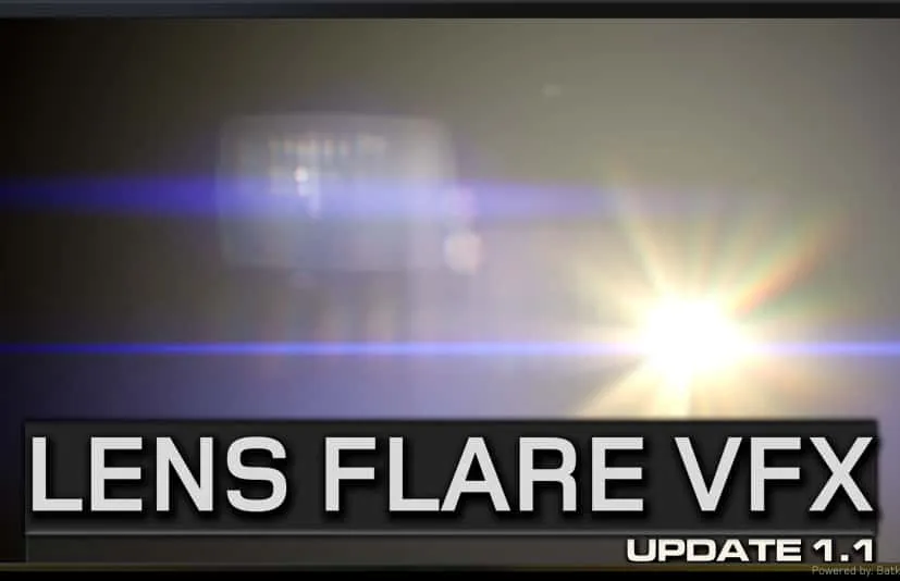 镜头光晕视觉特效 - LENS FLARE VFX | ADVANCED SPRITE BASED LENS FLARES