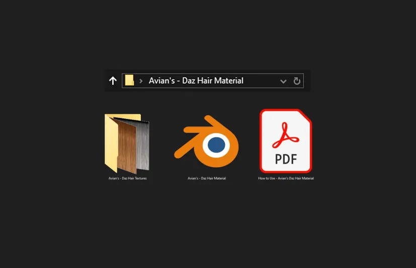 DAZ 转 Blender 头发材质插件 - Daz Studio Hair Material for Blender