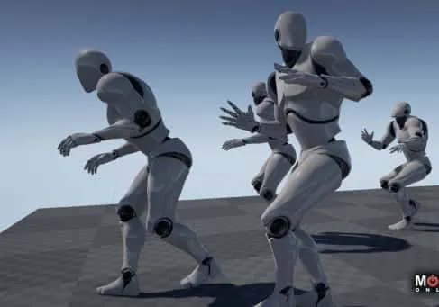 动作捕捉动画包 - Scared - MoCap Animation Pack