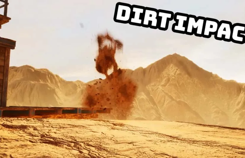 地面冲击尘土飞扬特效 - Dirt Impact VFX