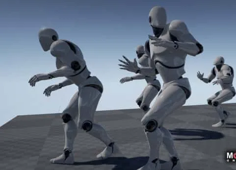 动作捕捉动画包 - Scared - MoCap Animation Pack
