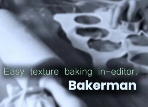 烘焙纹理插件 - Bakerman v1.2