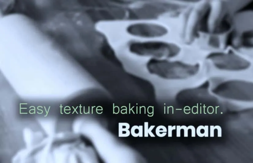 烘焙纹理插件 - Bakerman v1.2