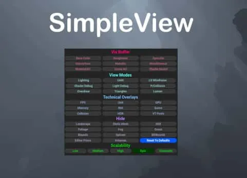简易视图 - SimpleView