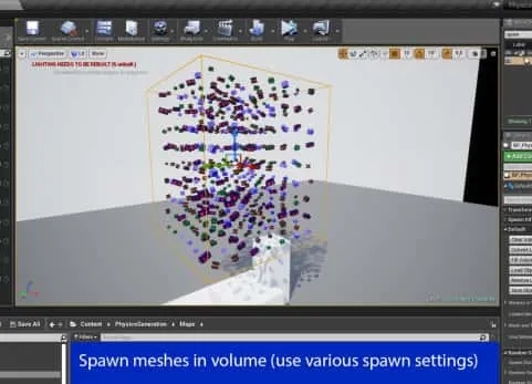 基于物理的网格布置 - Physics Based Mesh Placement
