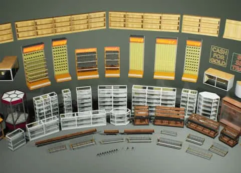 商店 第4卷 - 展示与计数器 - Stores VOL.4 - Displays and Counters