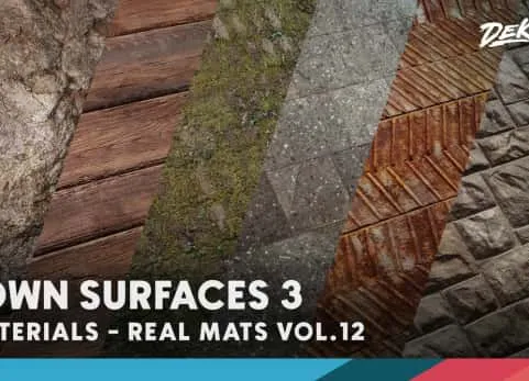 写实材料 第12卷 - 城镇表面3 - Realistic Materials VOL.12 - Town Surfaces 3