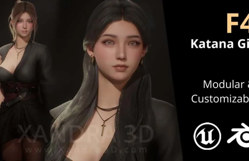 武士刀女孩 - F4 Katana Girl Satomi