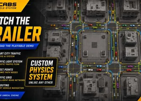 高级汽车与摩托系统 - Advanced Cars And Bikes System - Vehicle Physics - Traffic AI - Drift Police
