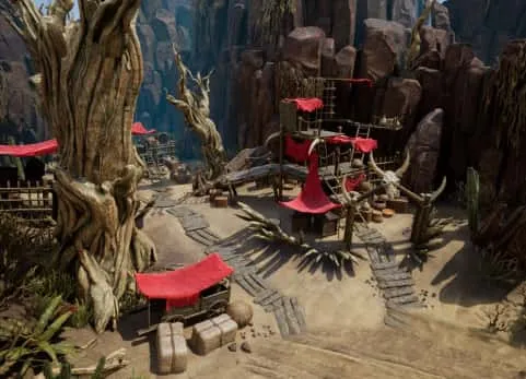 风格化沙漠营地环境 - Stylized Desert Camp Environment