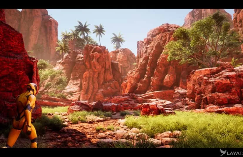 红峡谷沙漠生物群系 - Red Canyon Desert Biome