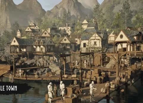 模块化中世纪城镇，码头 - Modular Medieval Town, Docks