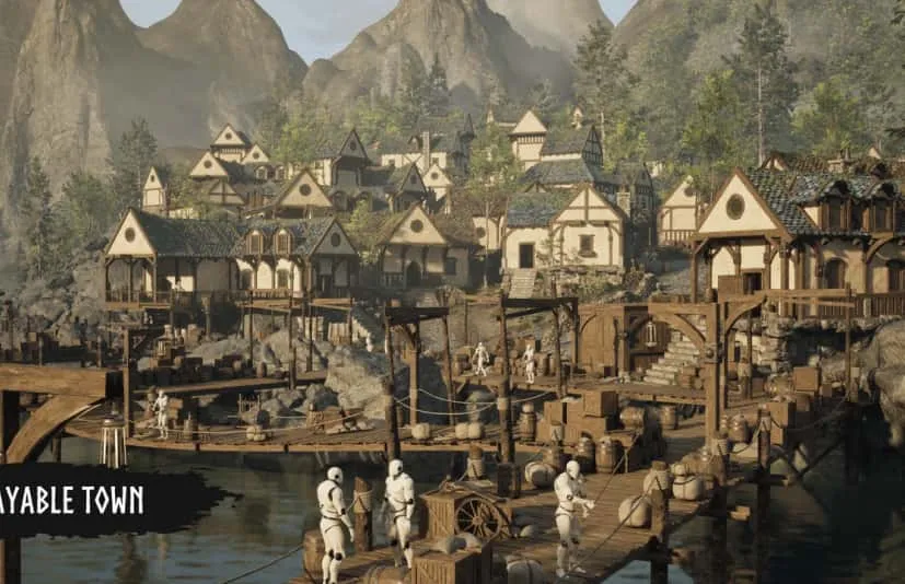 模块化中世纪城镇，码头 - Modular Medieval Town, Docks