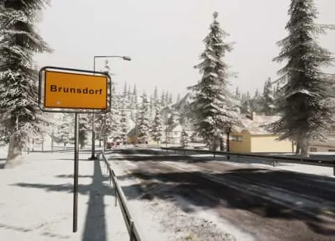 冬季景观 - 赛道 - Winterlandscape - Racing Track