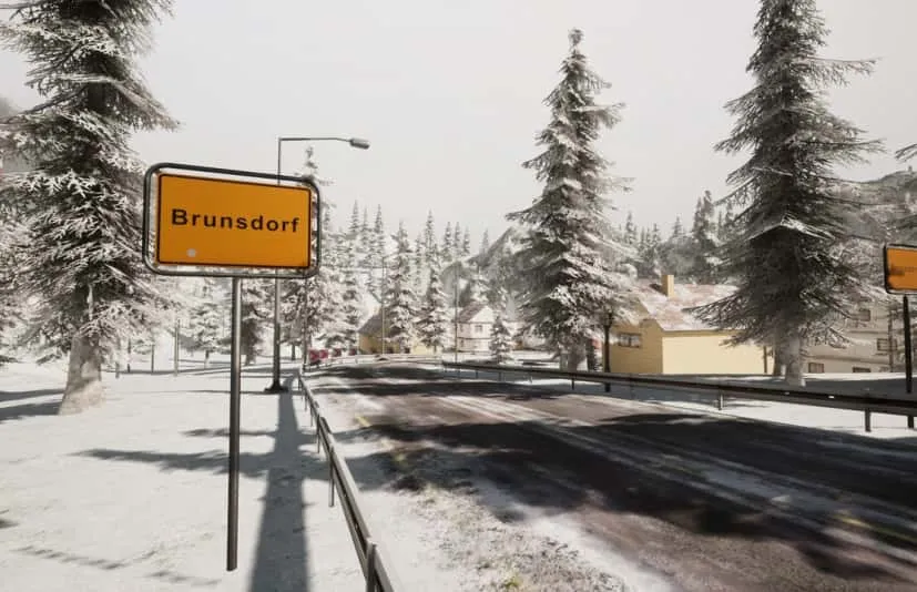 冬季景观 - 赛道 - Winterlandscape - Racing Track