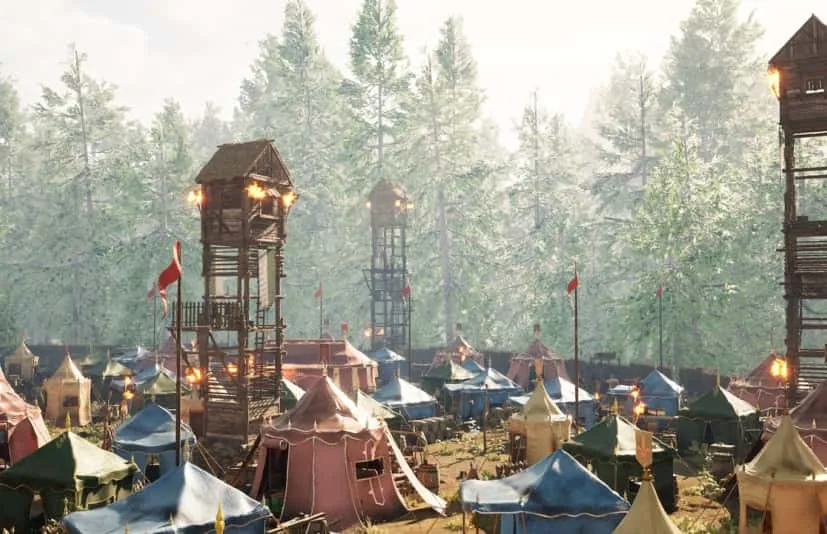 中世纪战争营地 - Medieval War Camp